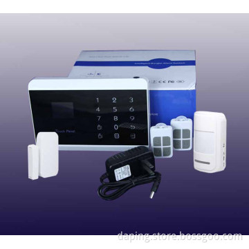 IOS Android APP Touch Screen Panel+LCD Display Wireless GSM PSTN Home Security Burglar Smart Magnetic Android APP Alarm System